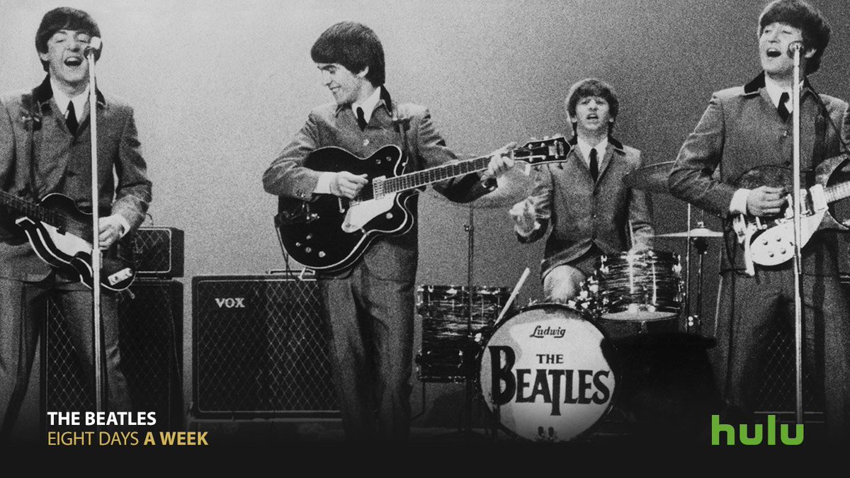 thebeatles's tweet photo. HULU announces US streaming partnership for Ron Howard doc about The Beatles' touring years https://t.co/B33xIXt7xT https://t.co/4xfbD5COLi