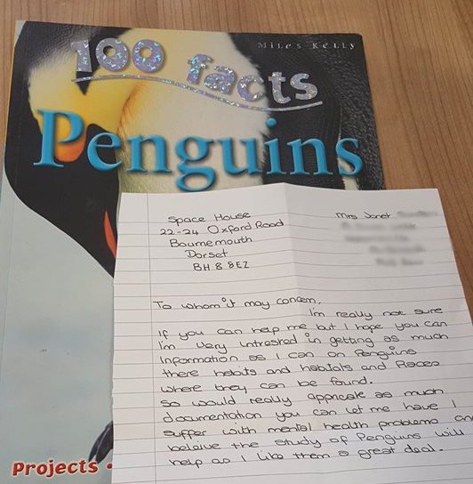 HelloBraveUK's tweet image. We don't just build websites! This letter arrived at our office last week - we just had to help Janet out. #bebrave