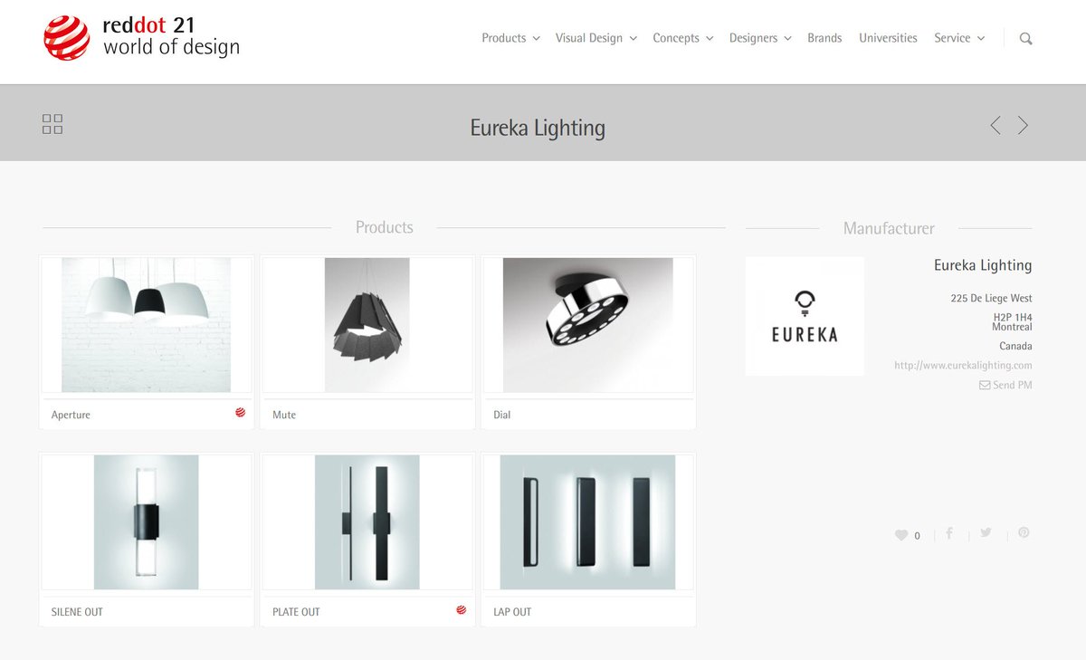 eureka_lighting's tweet photo. Red Dot 21:A showcase of the best innovative products.
#reddotwinners #design #lighting #led
https://t.co/yAueLmdOqs https://t.co/EbfmZuzasy