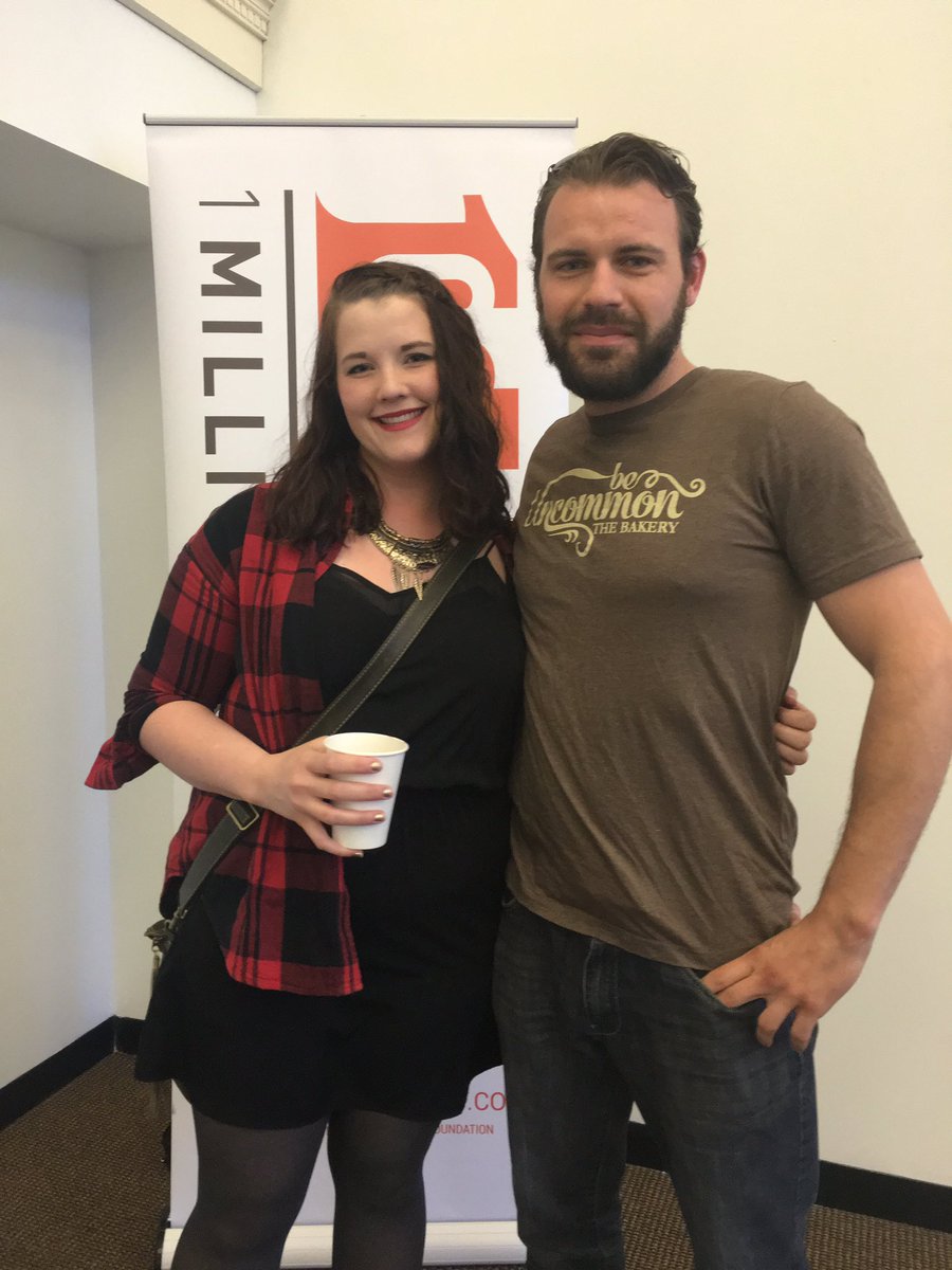 Check out this awesome shirt found @1MillionCupsOMA! It says "Be Uncommon". Definitely Mr. K. approved.