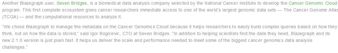 Blazegraph #GraphDB Enables #Geospatial Searching &amp; PubChem Data Processing ow.ly/4npDyC  #precisionmed