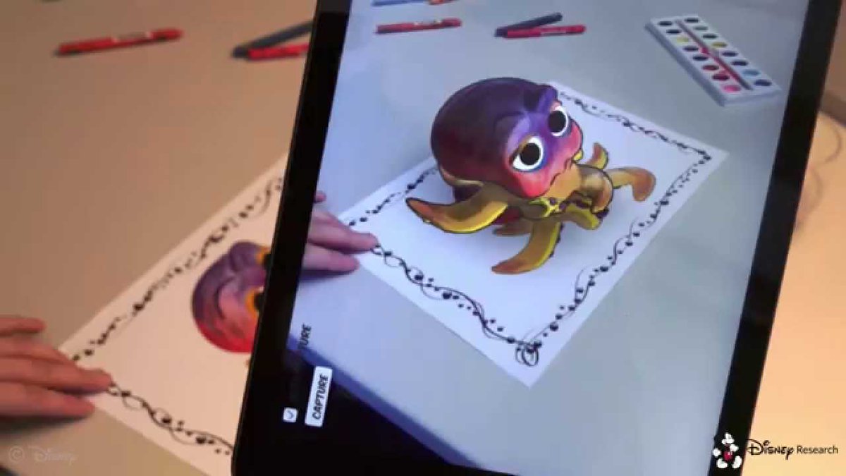 ShrdtchRndbt's tweet photo. When #tech meets #art: Disney's #3D #augmentedreality platform https://t.co/TBnOXneTPY https://t.co/tqPqRhCzRO