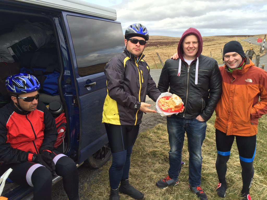 SixSpokes's tweet photo. Highest point reached just before lunch...Satts doesn't want to talk about it. @DiabetesUK @RAFBF https://t.co/34bh6bCJpK