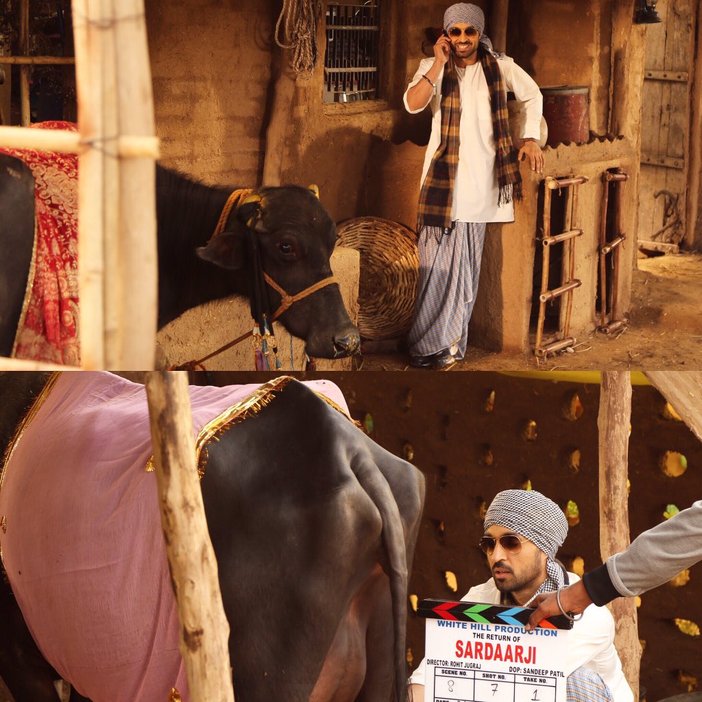 diljitdosanjh's tweet photo. #SardaarJi2 😎 Let Me Introduce my Two Better Halfs #Roop &amp; #Preet 😊 Releasing Worldwide #June24 😎 https://t.co/yEZglYJBZK