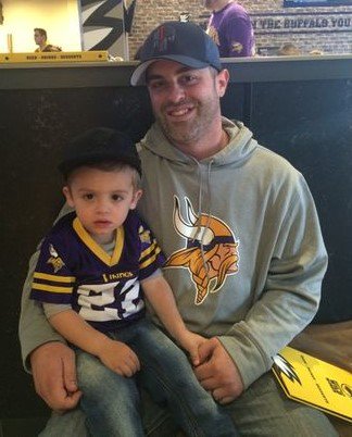 nschirra8's tweet photo. @PaulCharchian thanks for saying hello. #fridayfootballfeast #GavinMichael #skol @PAOnTheMic https://t.co/pPVXEnfGXG