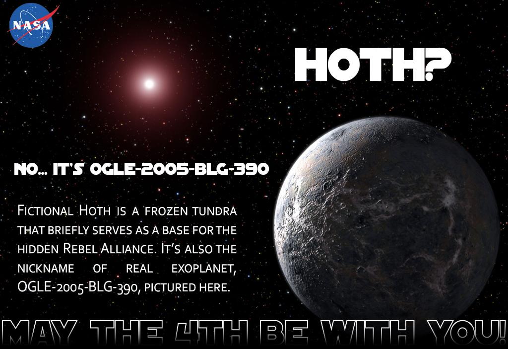 NASA's tweet image. Explore worlds that'll make you believe @StarWars is real. 1st up, Hoth! nasa.tumblr.com/post/143840915… #MayThe4thBeWithYou
