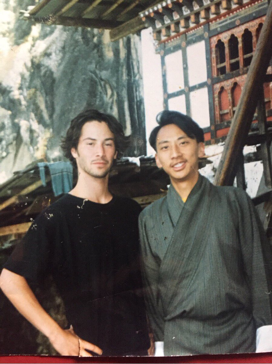 Keanu Reeves tại Tiger's Nest năm 1992