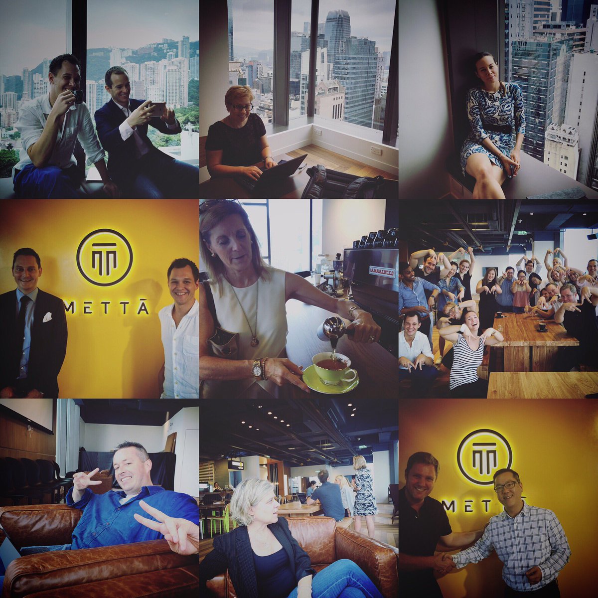 Connected with cool investors, founders &amp; creators at <a href="/WeAreMetta/">Metta</a> today!