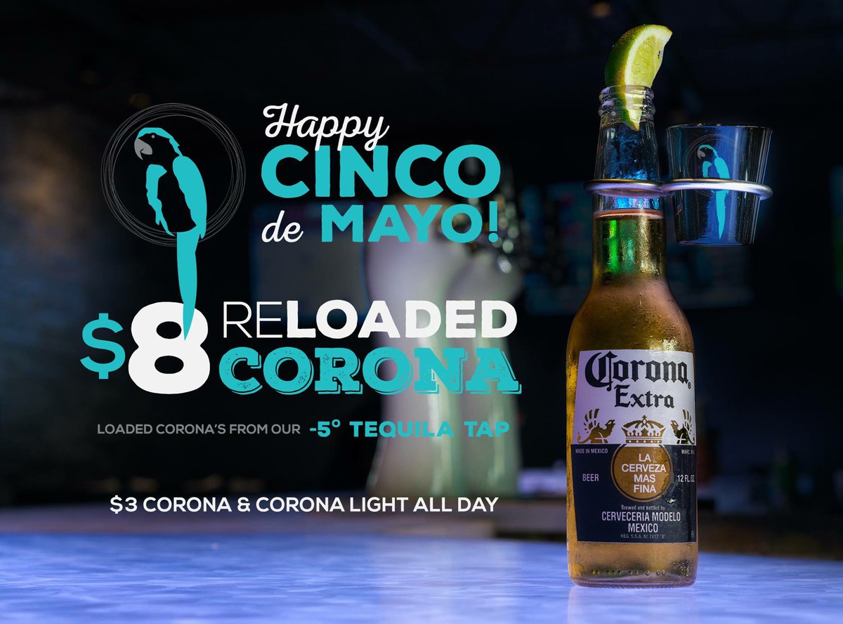 miguelitostampa's tweet image. Make sure your #CincoDeMayo plans include #Miguelitos! $8 Reloaded Corona's with our -5 Degree Infused Tequila!