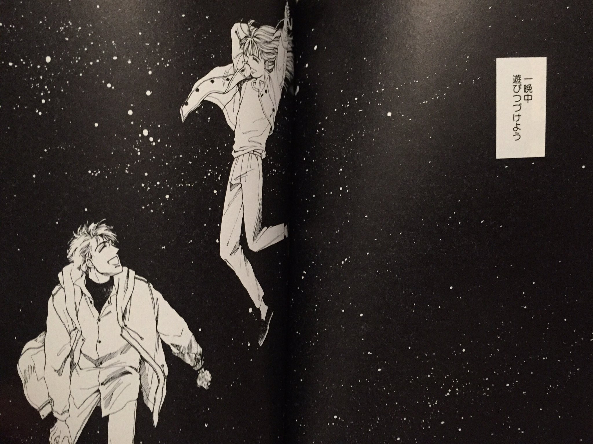ムチコ 吉野朔実 少年は荒野をめざす この見開きのあと 人物を外した星空だけの見開きが続くの 今読んでもほんとうにしびれる しいんと時間が止まる T Co Djjsgyxwxj Twitter