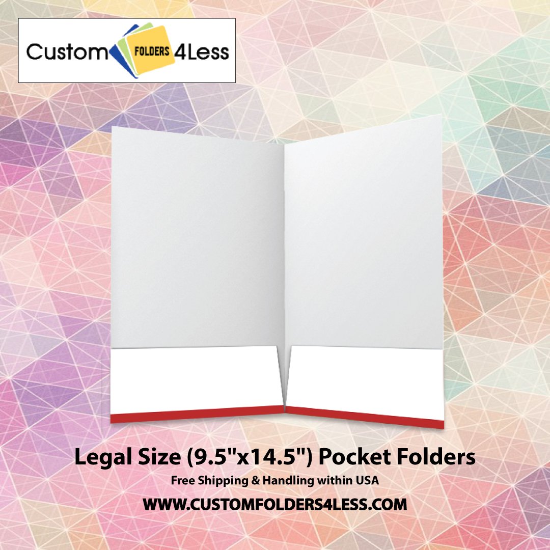 customfolder's tweet image. Legal Size Pocket Folder #Customfolders4less