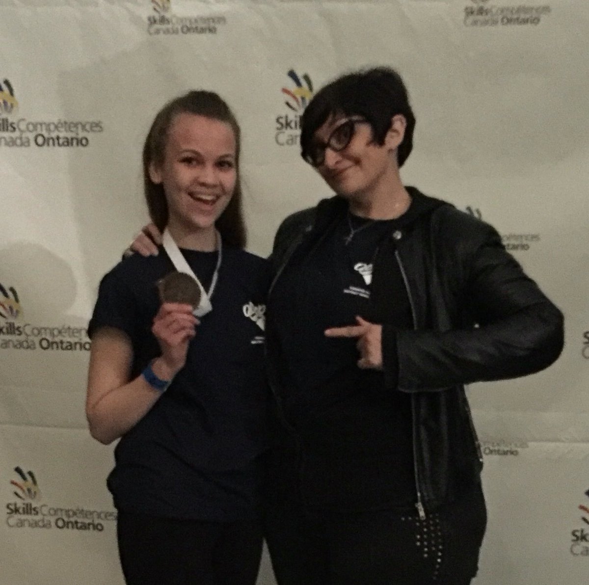 So proud of Kristen!!! Bronze in Fashion at Skills! #tcdsbskills <a href="/KMSPENCE/">Kayla Spence</a>