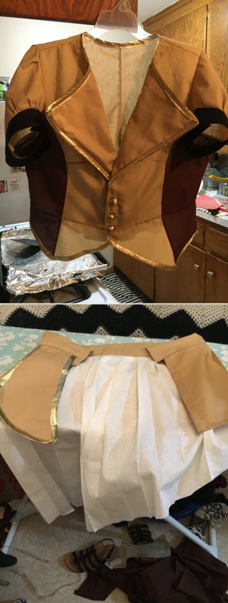 RTlyfe's tweet photo. @bdunkelman @megturney @Kara4tx  @IAmLindsayJones First cosplay finished. I'm so excited #rwby #yangxiaolong https://t.co/vbUDK79Yok