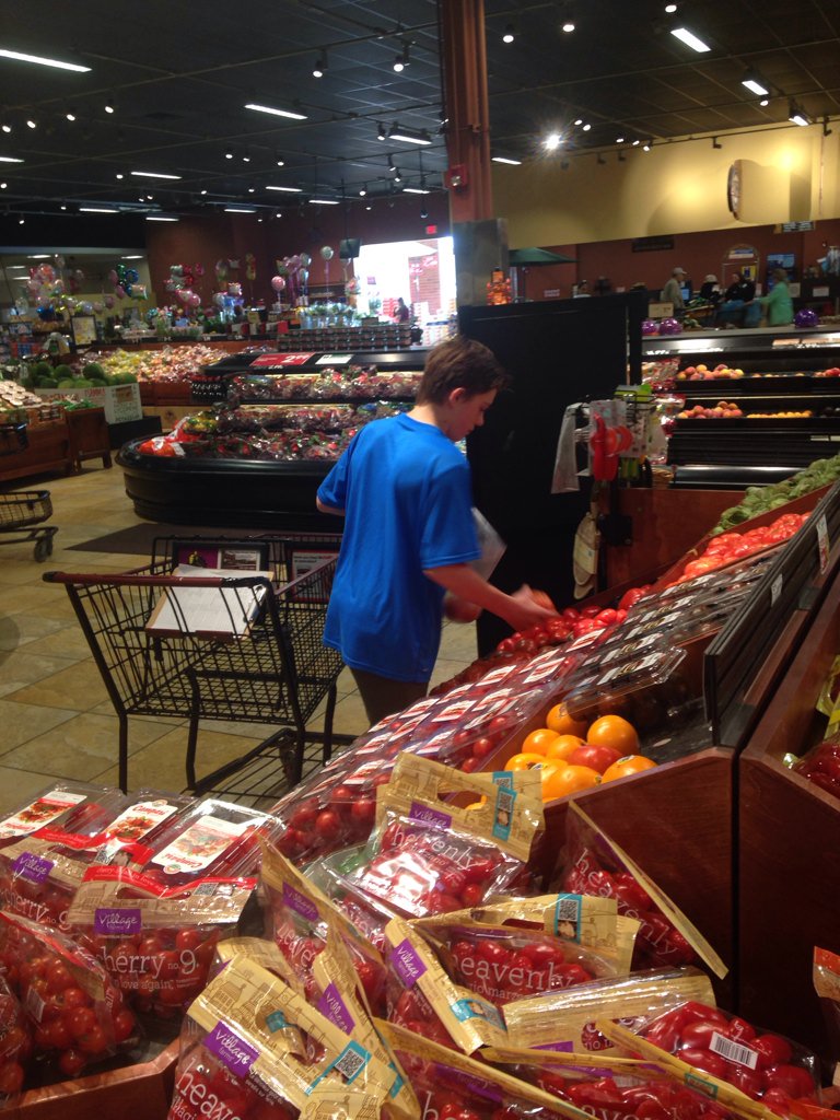 mrseigler's tweet photo. Shopping for the WDD!!! Students are completely independent #devilsdiner #brunswickpride https://t.co/XHxAYnr90O