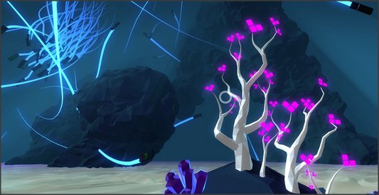 Bluefood's tweet photo. My memory of playing #DeepVR a few days ago is fond and floaty. https://t.co/32r3T05Ayh esp the Artificial fishes https://t.co/yWZqYAX886