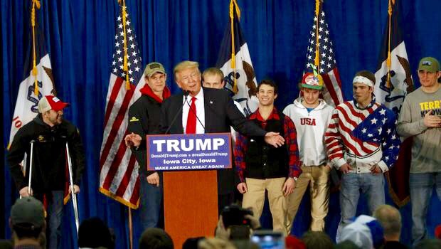 heytana's tweet image. #TrumpEffect is in full force #Iowa #hawkeyesforTrump #wrestling #football @TheIowaHawkeyes @realDonaldTrump