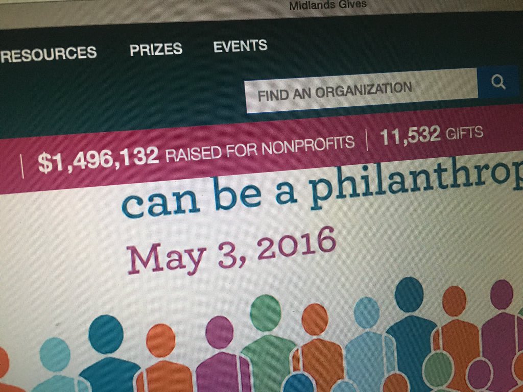 MaryKingTV's tweet image. So close to going over the $1.5 million dollar mark! We can do it! A little more than one hour left!#MidlandsGives