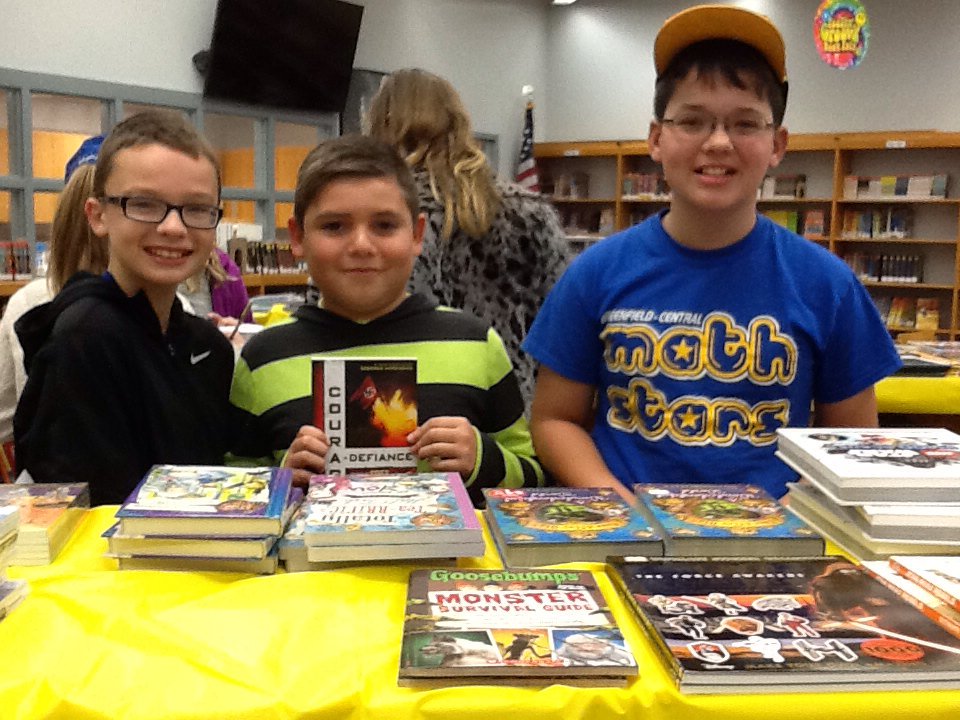 GISbooknerd's tweet photo. Scholastic Buy 1 Get 1 Free Book Fair Family Night tonight! #gcscpride #gcbookbuzz #success4gis https://t.co/48TXfcdac4