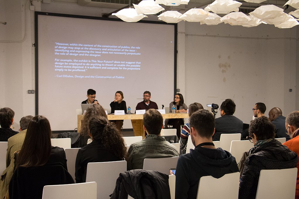 jamessleight's tweet photo. Really proud to have been part of such a thought provoking conference #interfacepolitics at @Bau_bcn with @IntDesCom https://t.co/jwEDcSq4L5