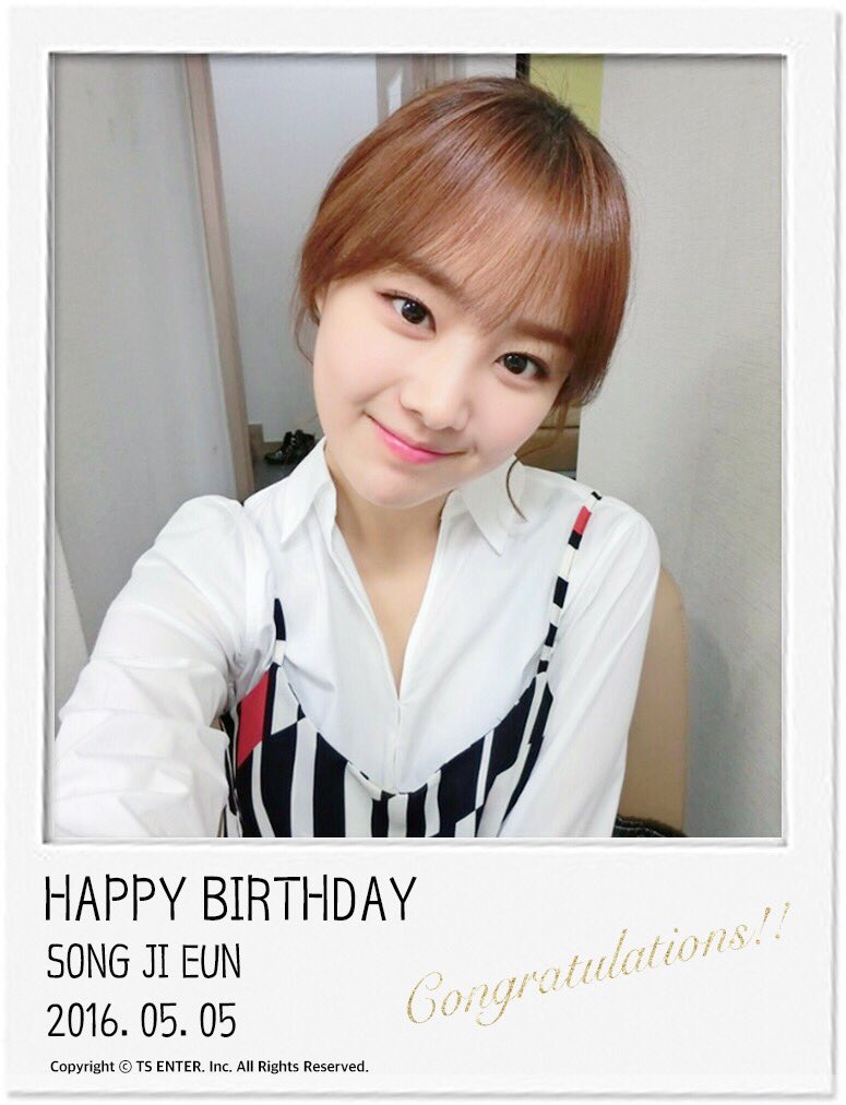 tsfanmanager's tweet photo. [#시크릿] 5월 5일 지은(@SECRETsongjieun)양의 생일입니다. 공식팬카페 축하게시글 많이 남겨주세요.#Happyjieunday #우리지은이생축 https://t.co/oevNTjdUcX