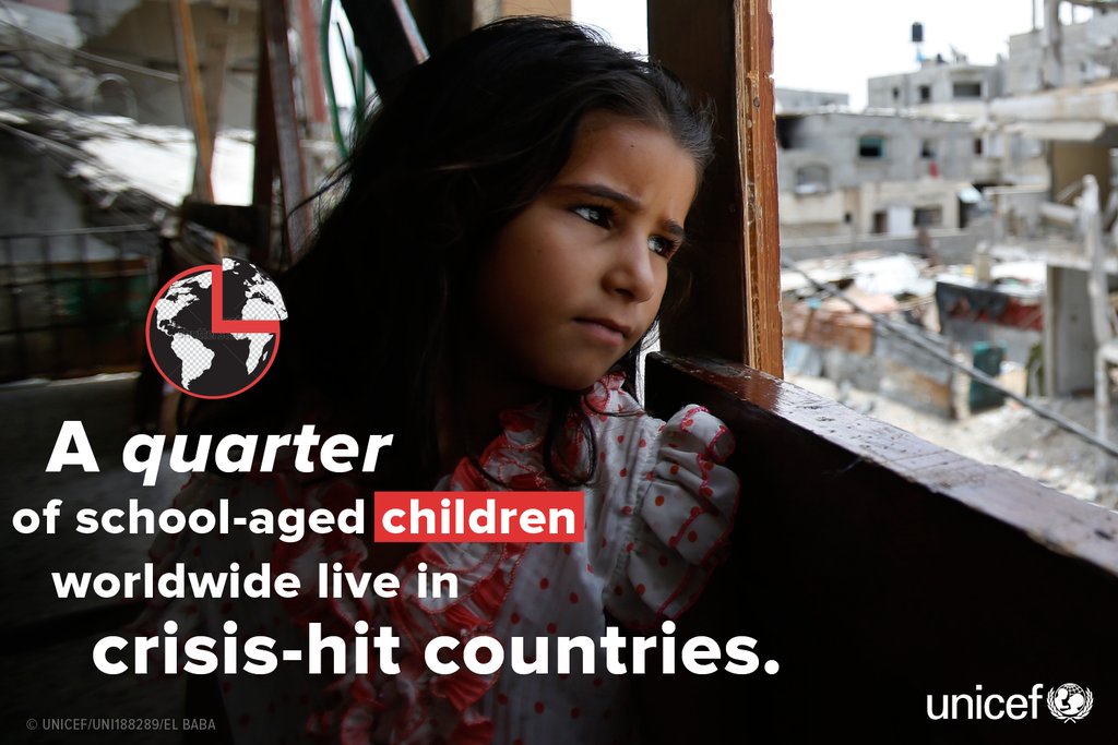 1/4 of world's school-age children - 462 million - live in countries ...