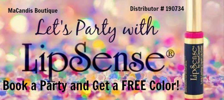 MaCandisBoutiq's tweet photo. 1st 5 People to Book a Lipsense Party earn a FREE Lipsense Color!  https://t.co/uTji4JQXlL https://t.co/GP4MNHtnS9