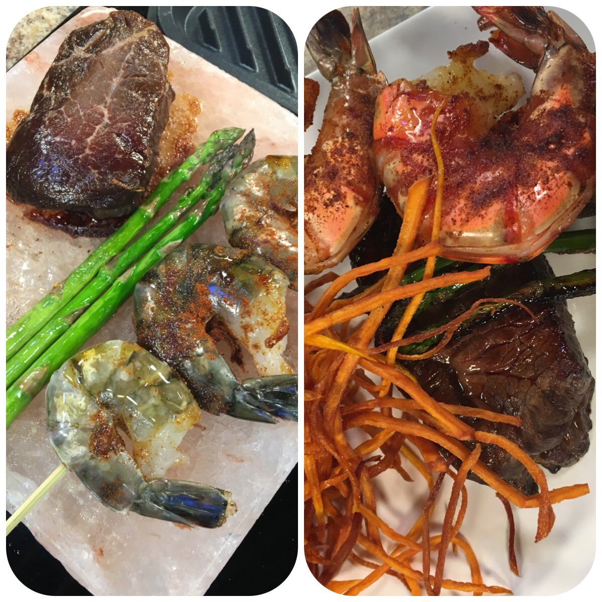 <a href="/theweekendcheff/">Danny Miwa</a> made a surf and turn meal on a Himalayan Salt Block! <a href="/ROGERStvYork/">ROGERS tv York</a>