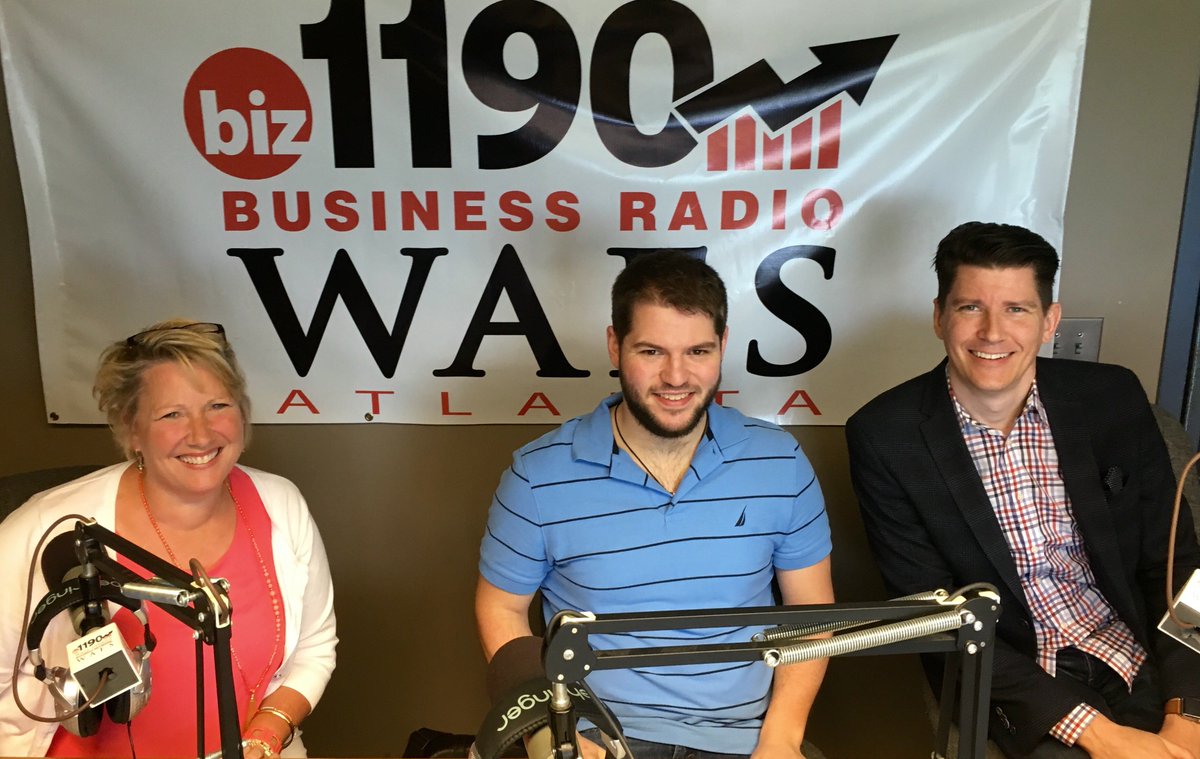 eholtzclaw's tweet photo. Eugene Yukin, CEO of @AxonTutors &amp; @susanbmcmullen are in studio with me this morning! #BYBB @biz1190 https://t.co/dulVRBMupr