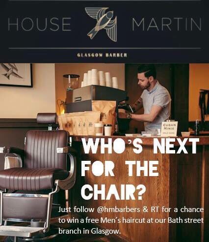#competition time!! Follow &amp; RT to #win #Glasgow #barbers #malegrooming