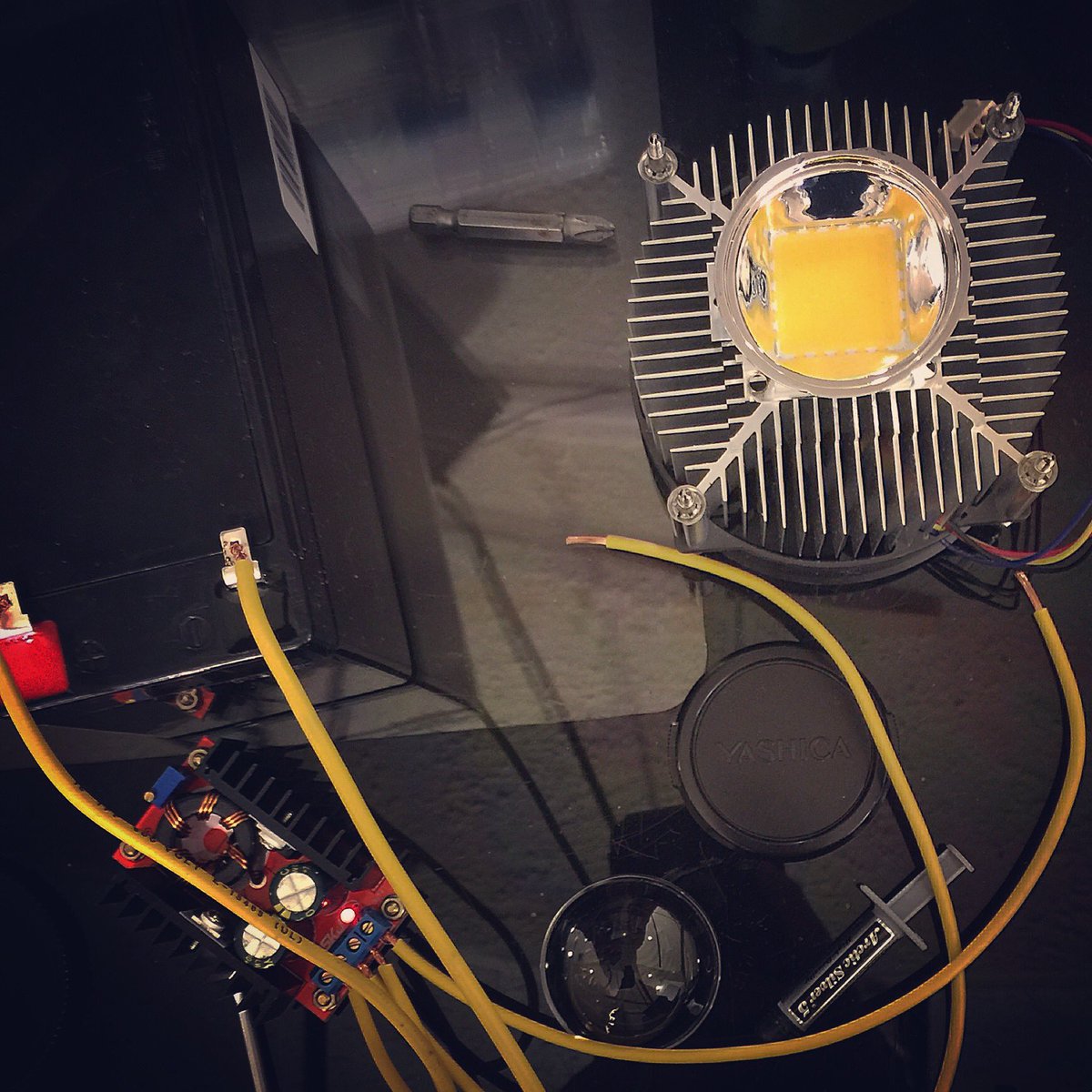 TheTechy1's tweet image. Current project... Making my own LED lighting kit #LED #ledvideolights