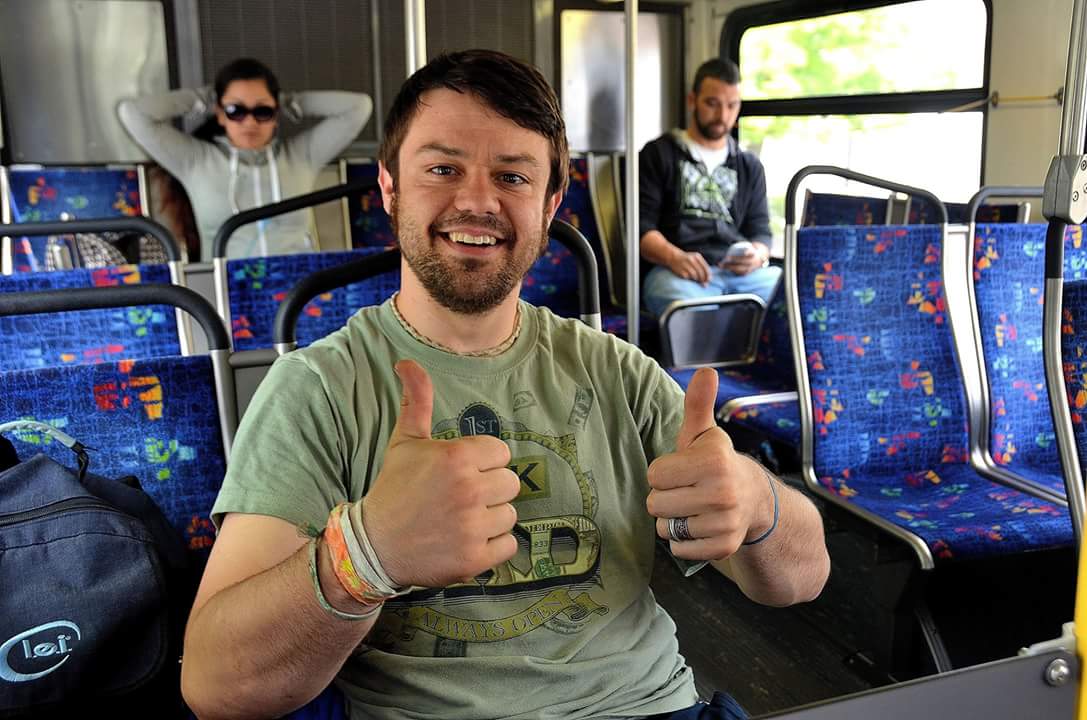 RCC student William Farrell supports 15-141 so that RVTD can start a new bus route to the RCC Table Rock campus.