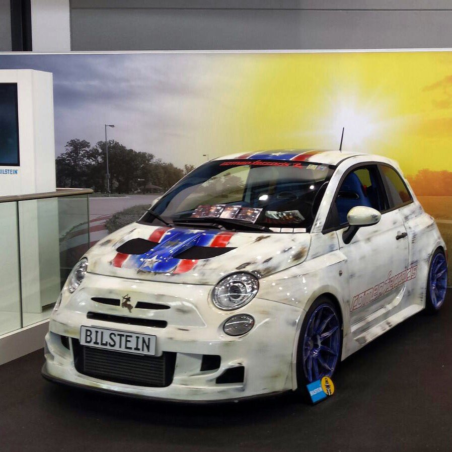 RomeoFerraris's tweet photo. Our #Cinquone USA Tribute exposed at #WorldTuningBodensee @bilstein_de 🚗🔩⚙ https://t.co/4Ptcm60vvf