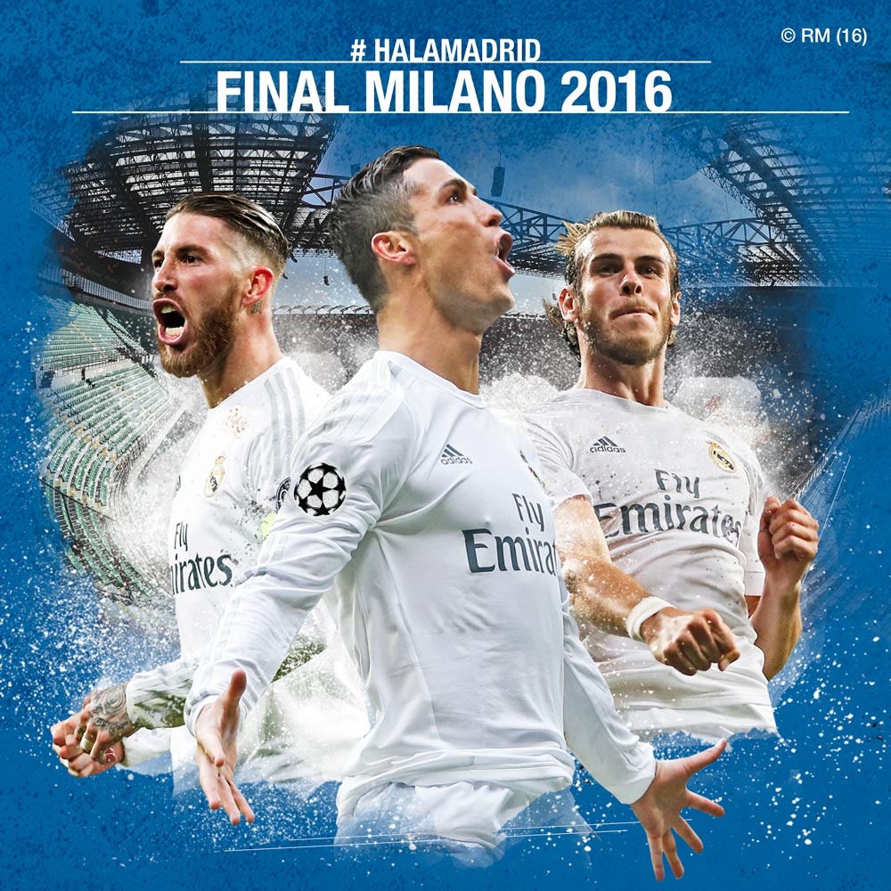 ⚽ <a href="/ChampionsLeague/">UEFA Champions League</a> final
📅 May 28, 2016
🌍 Milan, Italy

#APorLaUndecima #RMUCL #HalaMadrid