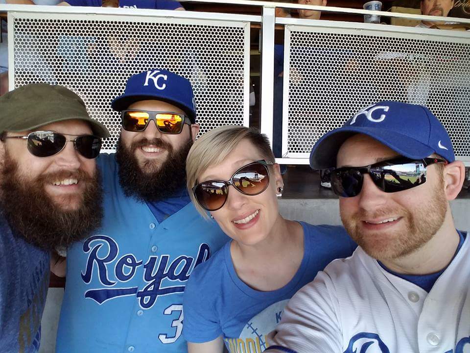 HeatherPhysioc's tweet photo. Enjoying a beautiful #RedFuse day at the K watching the @Royals. Rough game against the Nationals, but great time! https://t.co/31FXZdO5L8