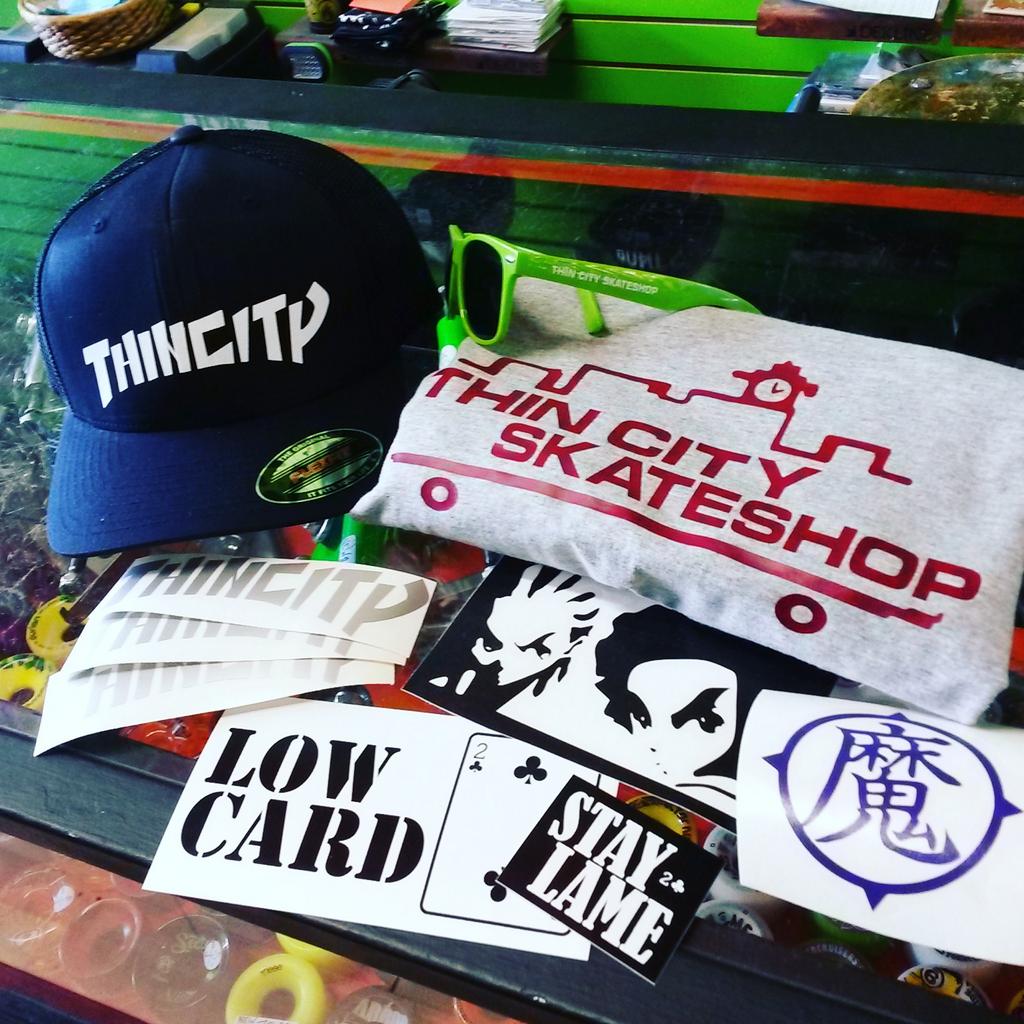 ThinCitySk8shop's tweet photo. $2 for all this?! Enter raffle now for a chance to with this #TCclassics  gear in the shop for only $2!! Draw is Sun https://t.co/aJi7pjDa0L