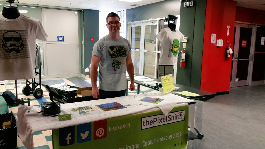 DiscoveryCntr's tweet photo. I want all the things @thePixelShirt! Come find Phil and test your #StarWars knowledge to win! #MayThe4thBeWithYou https://t.co/r85nK2Gvmm