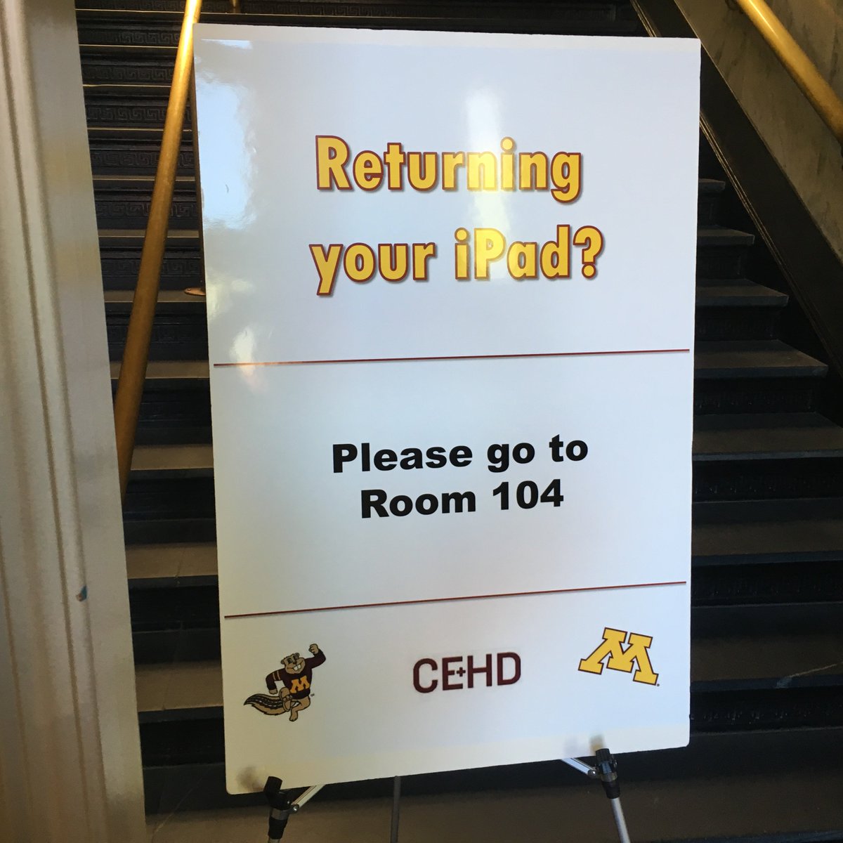 All good things do come to an end... remember to turn in your iPad in Burton Hall before you graduate!