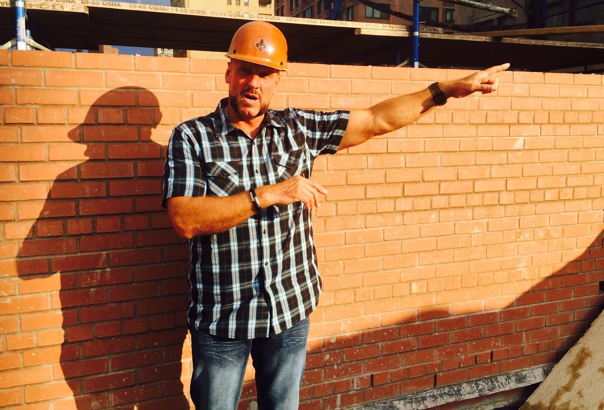 SorgenteUSA's tweet image. Eric, #ProjectExecutive of #60White, working it: 60white.com #TriBeCa #NYC #Sustainable #Construction