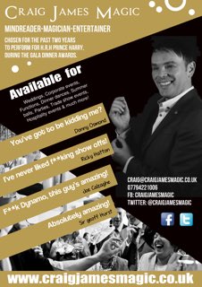 foxy219's tweet photo. Our first entertainment act @sfp_nottingham @KatPerko for The Little Footprints ball. Craig James is amazing! https://t.co/lREbPuDRlK