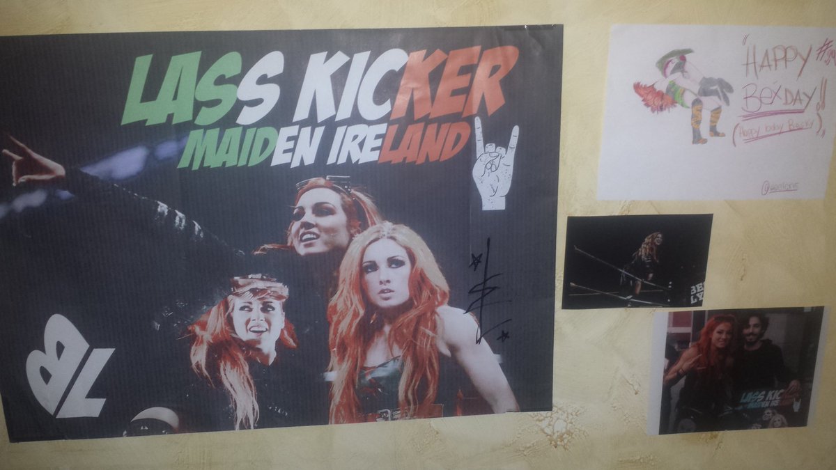 HeelCris's tweet photo. @BeckyLynchWWE My house is now officially 100% #StraightFire! #BeckySection https://t.co/YHK9QkoHCy