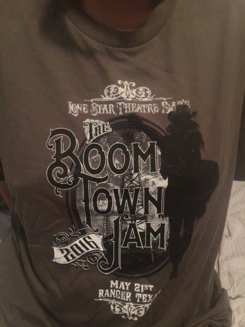 BoomTownJam's tweet photo. Like and retweet for a chance to win 2 BTJ tickets and 2 original BTJ Tees! #BoomTownJam2016 #May21 #RangerTX https://t.co/bmYYw6CgDT