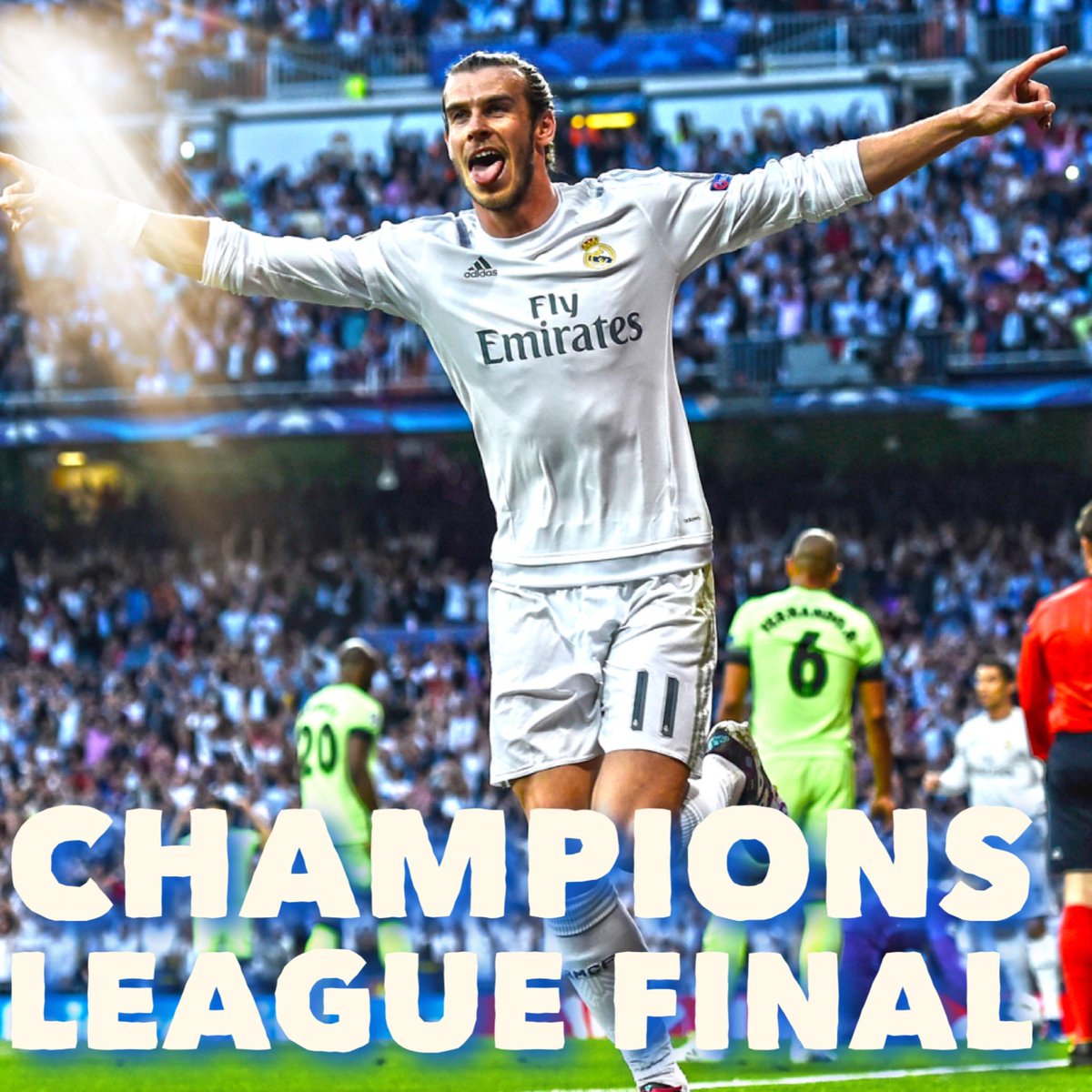 SportsCenter's tweet photo. Real Madrid is through to the final! Real beats Man City, 1-0, to reach its record 14th European Cup final. https://t.co/QbsOrhPdso