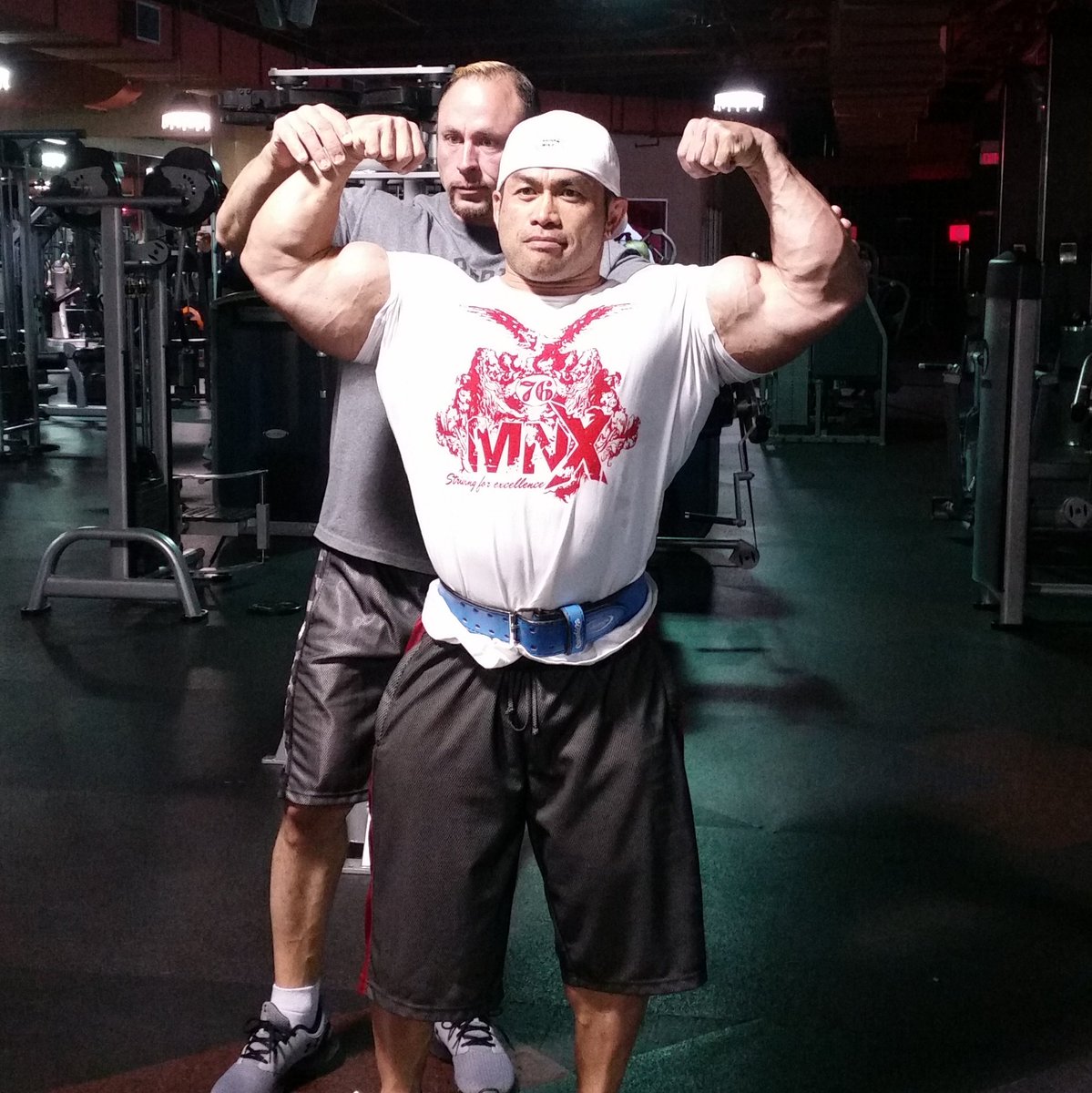 HideYamagishi's tweet photo. Very important to practice posing everyday! #patricktuor #teamtuor #gaspari @TeamGaspari @msbunns001 https://t.co/XJdSz3ZQBX