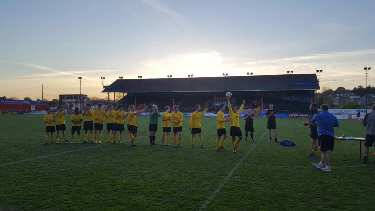 Exeter &amp; East Devon Champions! Some more pics of the under 16 boys in action at Exeter City this evening v Tiverton