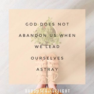 "If we take the wrong step He will put us back on His right path" | bit.ly/1PGV2iY