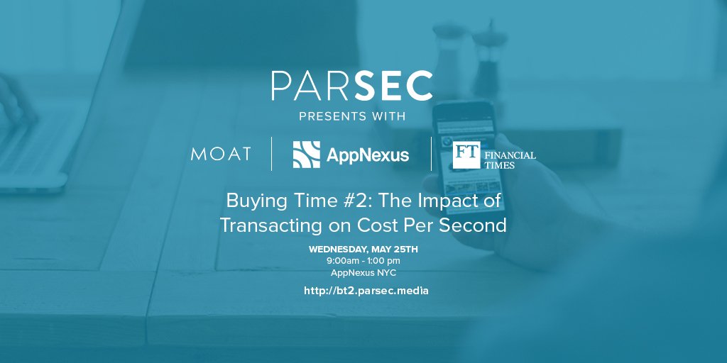 ParsecMedia's tweet photo. Join us + learn why #costpersecond is the new gold standard for #brand #advertising. RSVP: https://t.co/bWA5LSBsyS https://t.co/FCSKG0T2gk