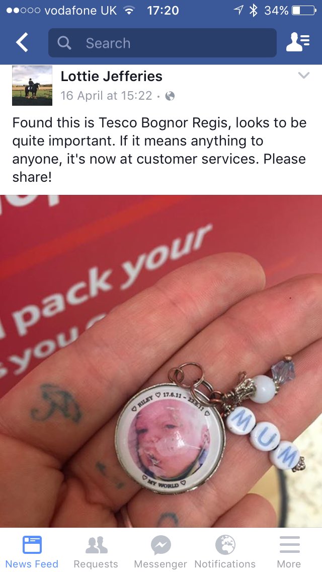 If anyone knows Riley's mum....