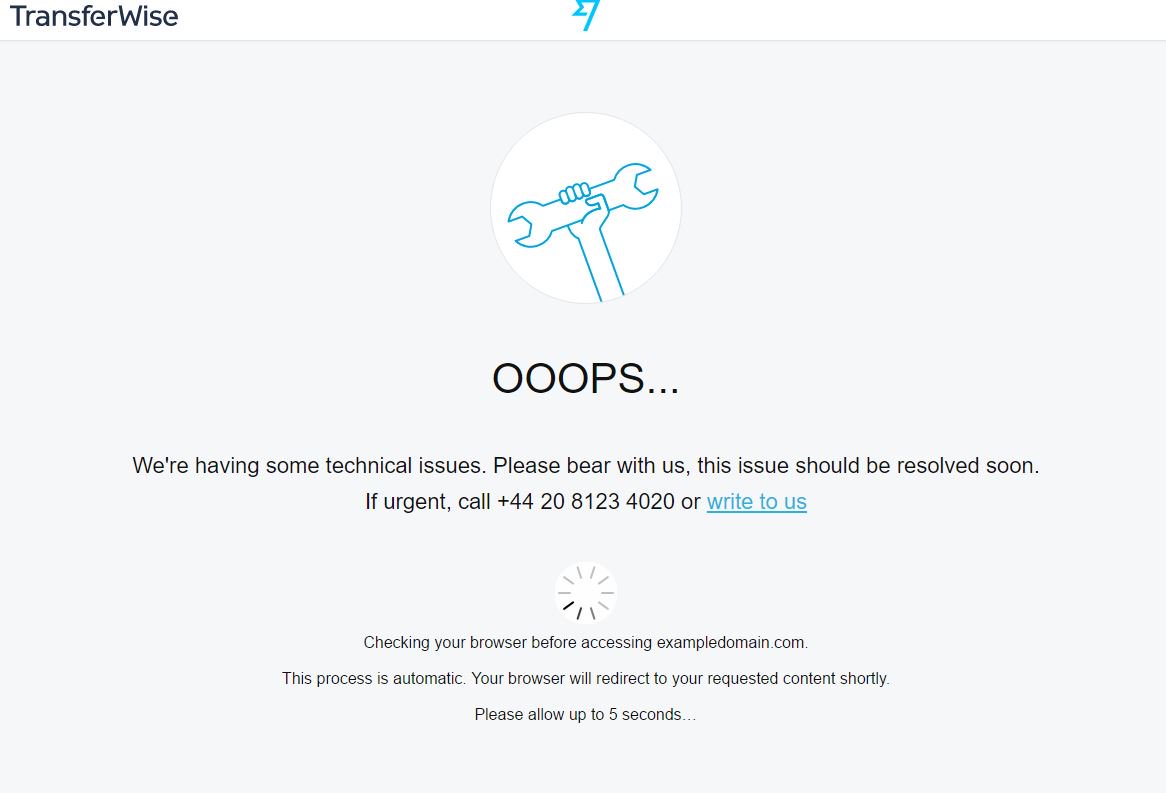ruedaphoto's tweet photo. @innavation @TransferWise It seems it's down.  Kind of scary to send money after seeing this. https://t.co/Iwk5flCTRC