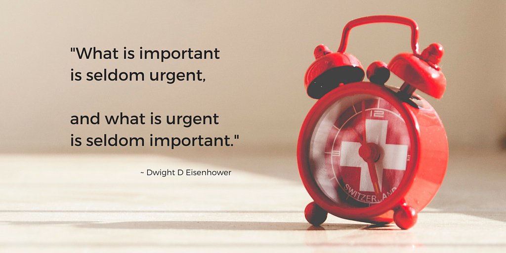 alchemetic's tweet photo. My #1 time management mindset. Is it important or is it urgent?

#timemanagement #entrepreneur https://t.co/49Y0JJHuag