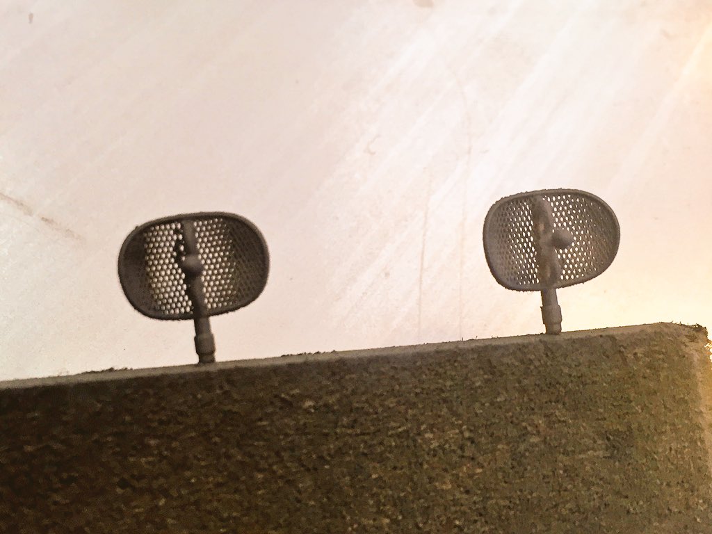 Just finished 1:6th K9 ears! Wrong sci fi today for us! #MayThe4thBeWithYou #DrWho #3dprinting